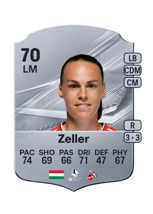 Zeller - 70 - Rare EA FC 27 card