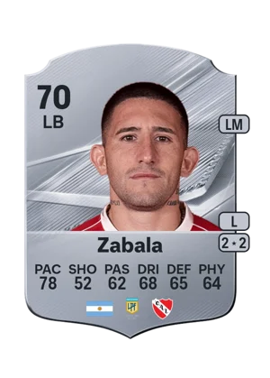 Zabala - 70 - Rare EA FC 27 card