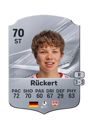 Rückert - 70 - Rare EA FC 27 card