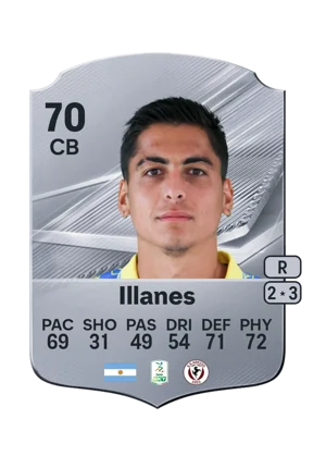 Illanes - 70 - Rare EA FC 27 card