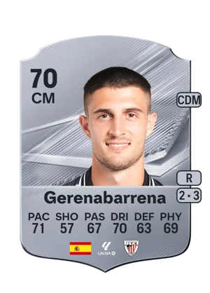 Gerenabarrena - 70 - Rare EA FC 27 card