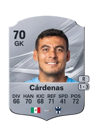 Cárdenas - 70 - Rare EA FC 27 card