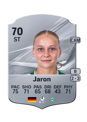 Jaron - 70 - Rare EA FC 27 card