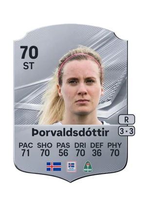 Þorvaldsdóttir - 70 - Rare EA FC 27 card