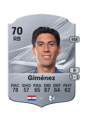 Giménez - 70 - Rare EA FC 27 card