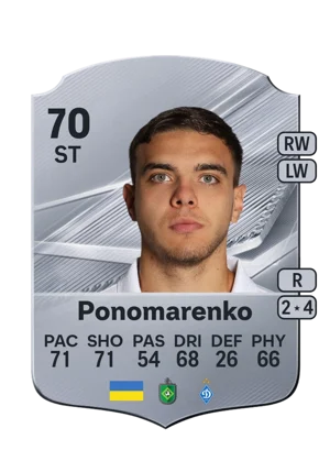 Ponomarenko - 70 - Rare EA FC 27 card