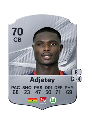 Adjetey - 70 - Rare EA FC 27 card