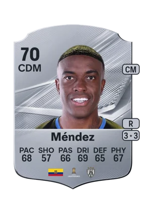 Méndez - 70 - Rare EA FC 27 card