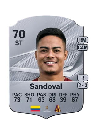 Sandoval - 70 - Rare EA FC 27 card