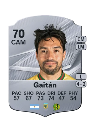 Gaitán - 70 - Rare EA FC 27 card