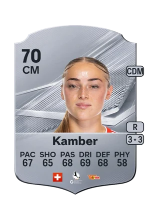 Kamber - 70 - Rare EA FC 27 card