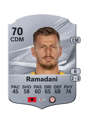 Ramadani - 70 - Rare EA FC 27 card