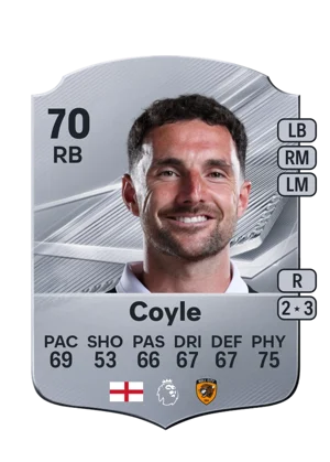 Coyle - 70 - Rare EA FC 27 card