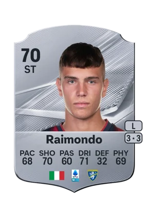 Raimondo - 70 - Rare EA FC 27 card