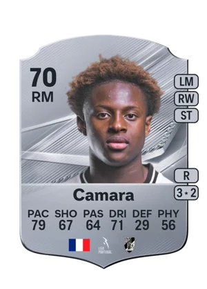 Camara - 70 - Rare EA FC 27 card