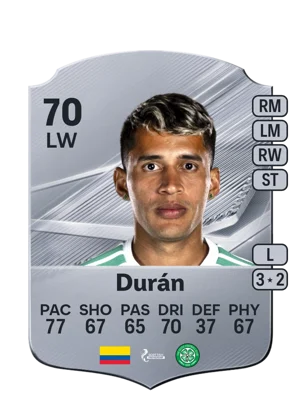 Durán - 70 - Rare EA FC 27 card