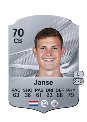 Janse - 70 - Rare EA FC 27 card