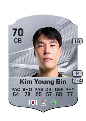 Kim Young Bin - 70 - Rare EA FC 27 card