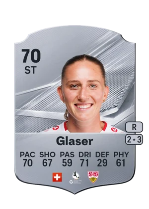 Glaser - 70 - Rare EA FC 27 card