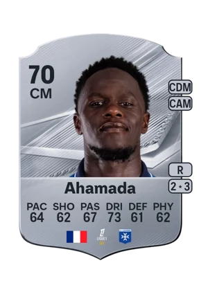 Ahamada - 70 - Rare EA FC 27 card