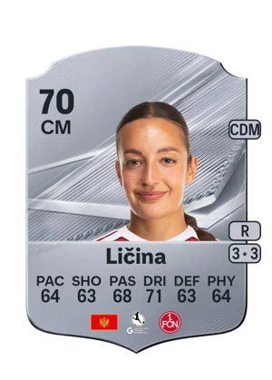 Ličina - 70 - Rare EA FC 27 card
