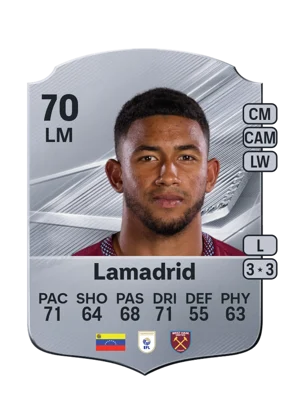 Lamadrid - 70 - Rare EA FC 27 card