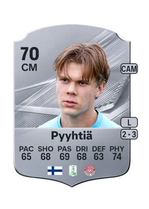 Pyyhtiä - 70 - Rare EA FC 27 card