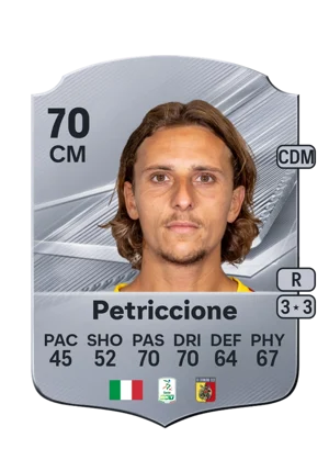 Petriccione - 70 - Rare EA FC 27 card
