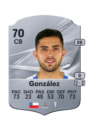 González - 70 - Rare EA FC 27 card