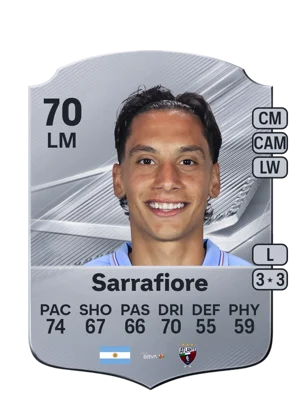 Sarrafiore - 70 - Rare EA FC 27 card