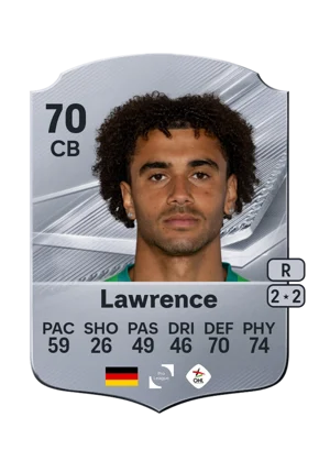 Lawrence - 70 - Rare EA FC 27 card