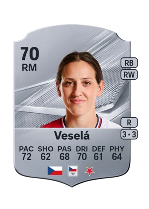 Veselá - 70 - Rare EA FC 27 card