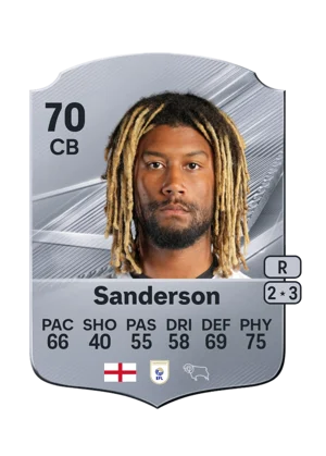 Sanderson - 70 - Rare EA FC 27 card