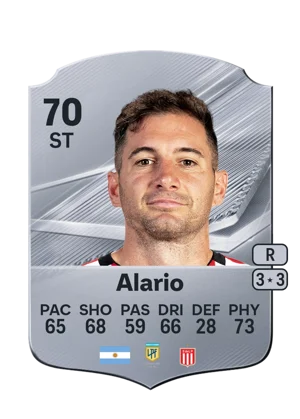 Alario - 70 - Rare EA FC 27 card