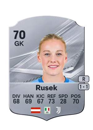 Rusek - 70 - Rare EA FC 27 card