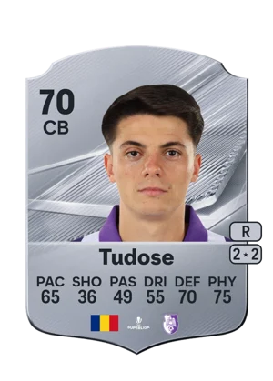 Tudose - 70 - Rare EA FC 27 card