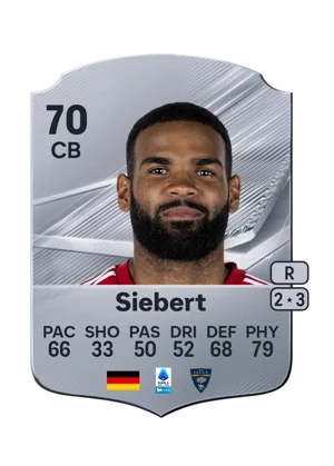 Siebert - 70 - Rare EA FC 27 card