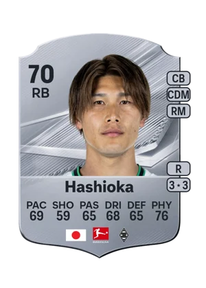 Hashioka - 70 - Rare EA FC 27 card