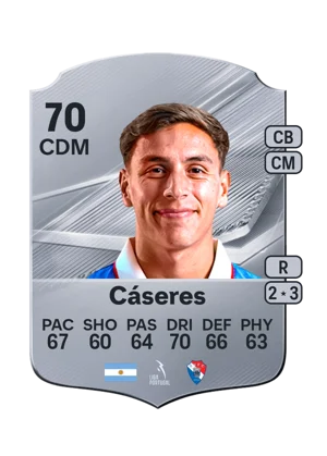 Cáseres - 70 - Rare EA FC 27 card