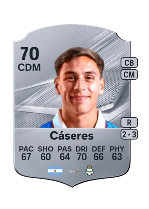 Cáseres - 70 - Rare EA FC 27 card