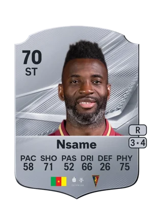 Nsame - 70 - Rare EA FC 27 card
