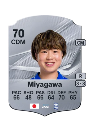 Miyagawa - 70 - Rare EA FC 27 card
