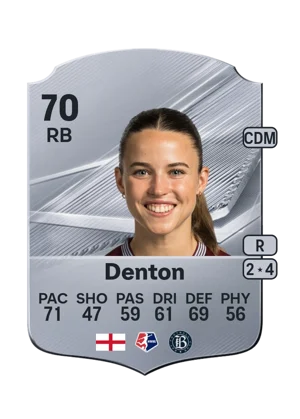 Denton - 70 - Rare EA FC 27 card