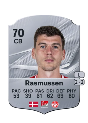 Rasmussen - 70 - Rare EA FC 27 card
