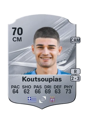 Koutsoupias - 70 - Rare EA FC 27 card