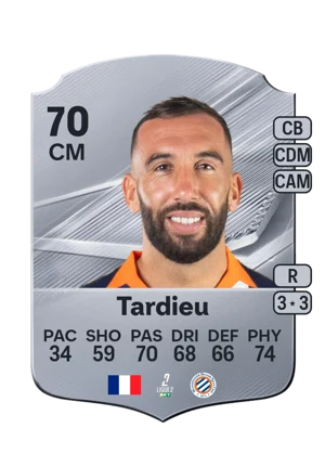 Tardieu - 70 - Rare EA FC 27 card