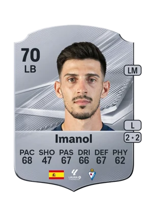 Imanol - 70 - Rare EA FC 27 card