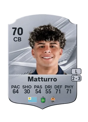 Matturro - 70 - Rare EA FC 27 card