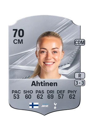 Ahtinen - 70 - Rare EA FC 27 card