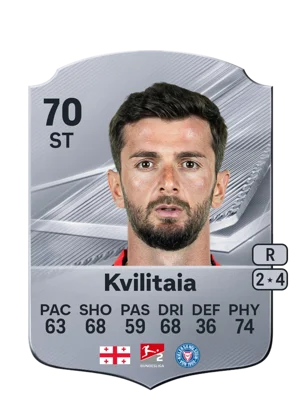 Kvilitaia - 70 - Rare EA FC 27 card